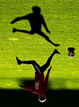 The shadow of Birger Meling