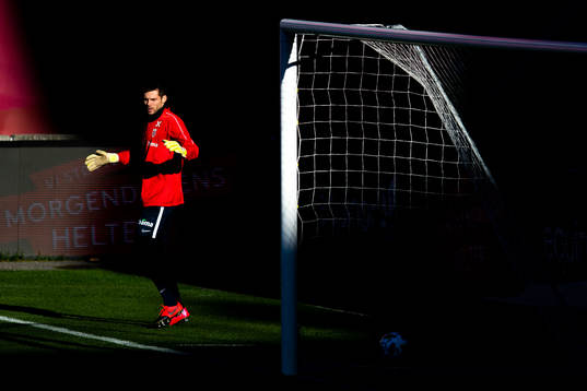 Goalkeeper Rune Almenning Jarstein