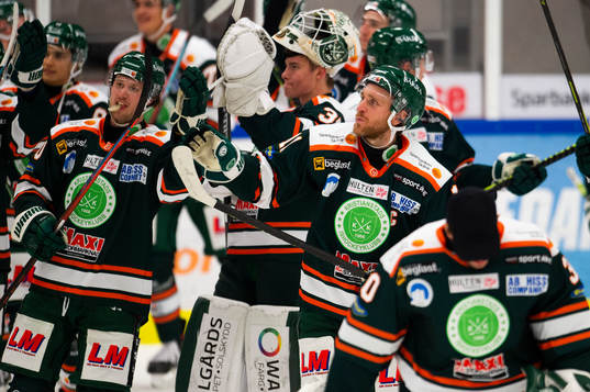 Kristianstads Fredrik Hansson jublar
