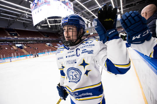 Leksands Hanna Sköld jubel