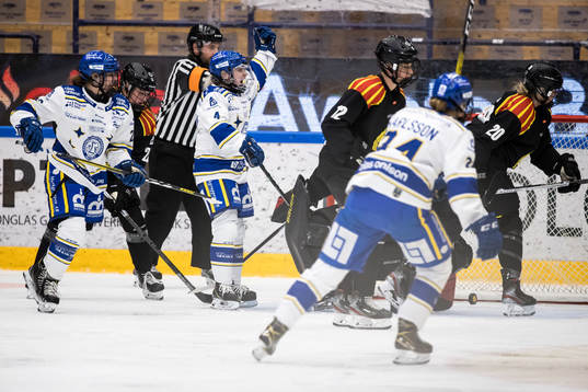 Leksands Wilma Johansson jublar