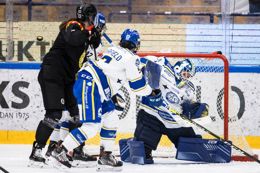 Leksands målvakt Eveliina Suonpää