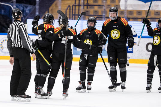 Brynäs  spelarna jubel
