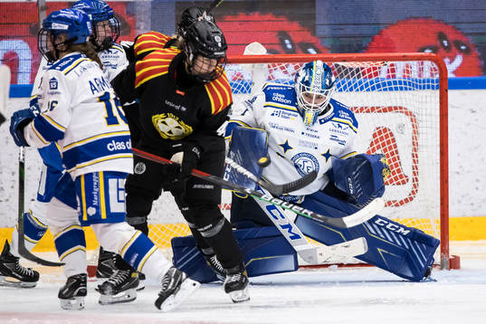 Leksands målvakt Eveliina Suonpää