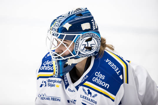 Leksands målvakt Eveliina Suonpää