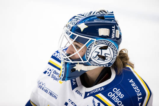 Leksands målvakt Eveliina Suonpää
