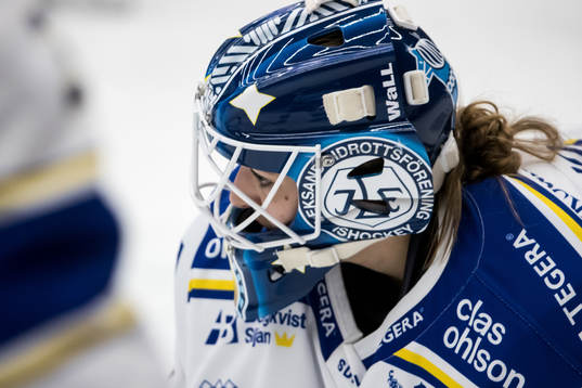 Leksands målvakt Eveliina Suonpää