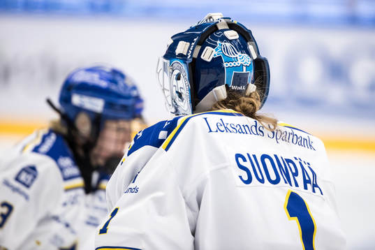Leksands målvakt Eveliina Suonpää