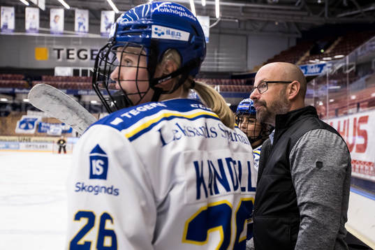Leksands tränare Lars Stenmark