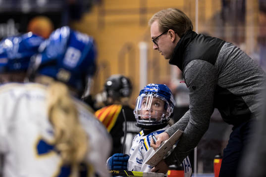 Leksands assisterande tränare Anton Bokull