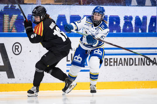 Brynäs Emma Murén och Leksands Sarah Foster