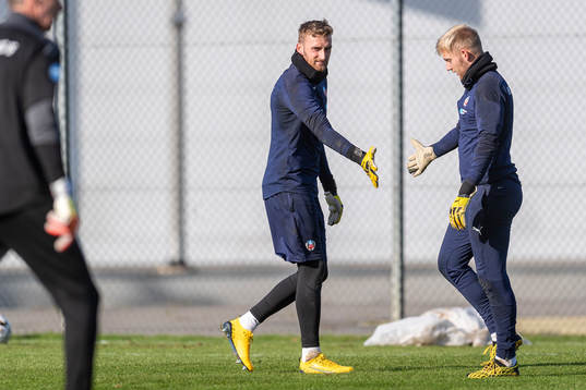 Målvakterna Alexander Nilsson och Ian Pettersson