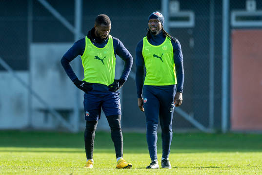 Mohammed Abubakari och Kebba Ceesay