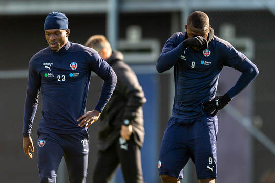 Noel Mbo och Alhaji Gero deppar