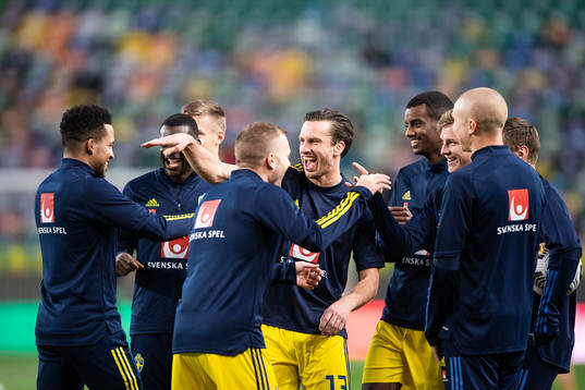 Martin Olsson, Gustav Svensson, Alexander Isak  and Emil