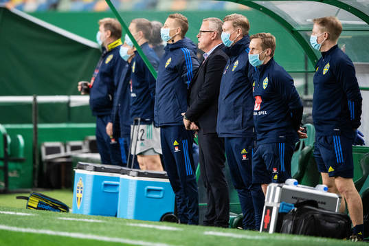 head coach Janne Andersson of Sweden ahed of the Nations
