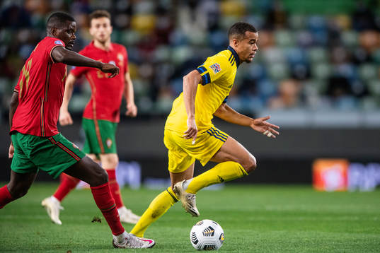 Robin Quaison of Sweden