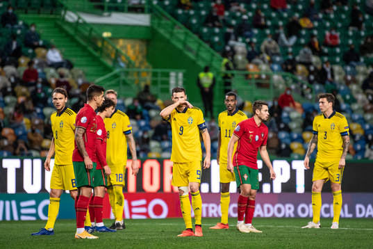 Albin Ekdal, Marcus Berg, Alexander Isak  and Victor