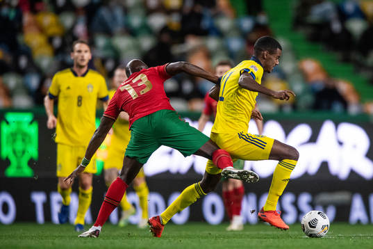 Danilo of Portugal and Alexander Isak  of Sweden