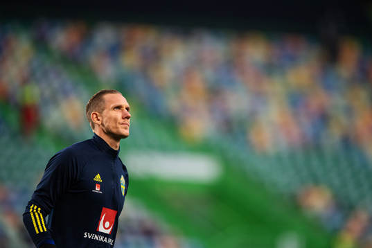 Goalkeeper Robin Olsen of Sweden