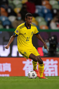 Alexander Isak of Sweden