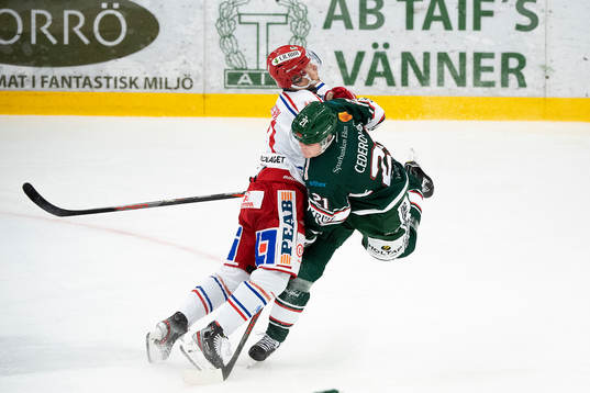 Timrås Johan Lindholm och Tingsryds Filip Cederqvist