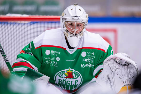 Rögles målvakt Max Lundgren