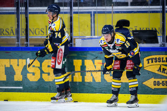 Södertäljes Rasmus Kahilainen och Samuel Fagemo