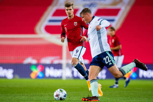 Alexander Sørloth of Norway