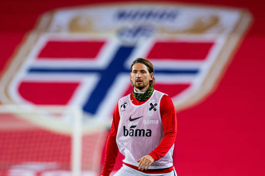 Stefan Strandberg of Norway warms up
