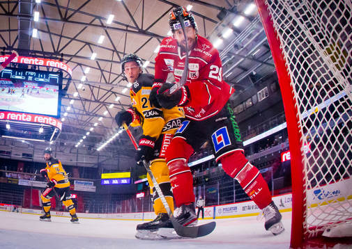 Luleås Juhani Tyrväinen och Örebros Ludvig Rensfeldt