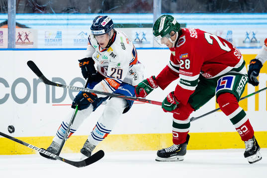 Växjös Pontus Holmberg och Frölundas Johan Sundström