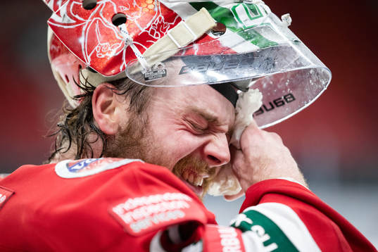 Frölundas målvakt Niklas Rubin