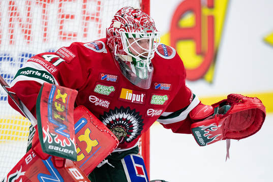 Frölundas målvakt Niklas Rubin