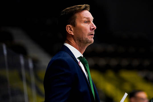 Färjestads huvudtränare Johan Pennerborn