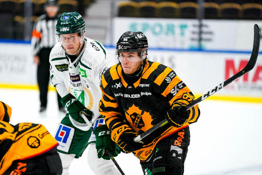 Skellefteås Rickard Hugg och Färjestads Victor Ejdsell