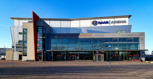 SAAB Arena före ishockeymatchen i SHL mellan Linköping