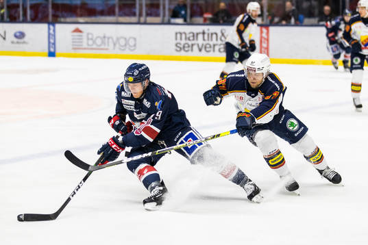 Linköpings Patrik Lundh och Djurgårdens Jesper Pettersson
