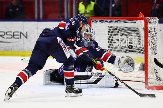 Mål förbi Linköpings målvakt Jussi Rynnäs