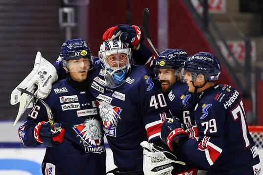 <ll26, målvakt Jussi Rynnä, Jonas Holös och Patrik Lundh