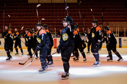 Brynäs Greg Scott jublar