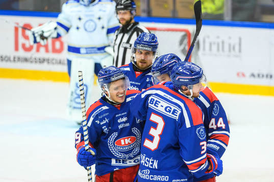 Oskarshamns Pontus Näsén jublar