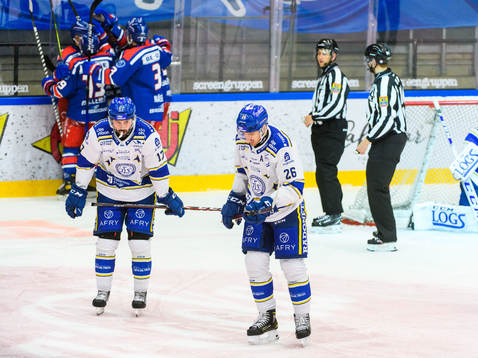 Leksands Daniel Olsson-Trkulja och Patrik Norén deppar