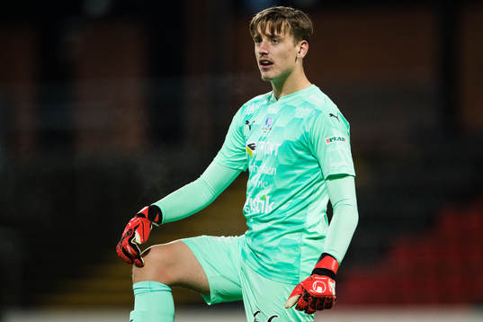 AFC Eskilstunas målvakt Wille Jakobsson