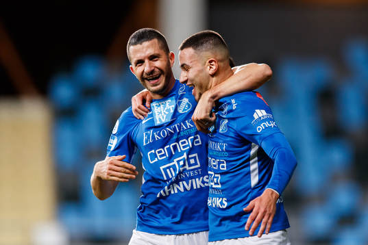 Norrbys Abdelrahman Saidi jublar med Alen Krasnici