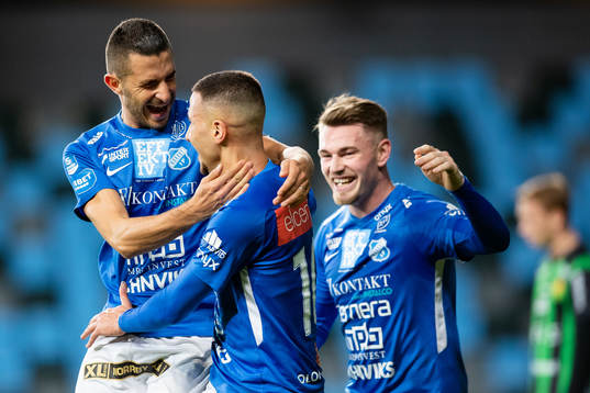 Norrbys Abdelrahman Saidi jublar ihop med Alen Krasnici