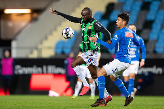 GAIS Boris Lumbana och Norrbys Benjamin Arapovic