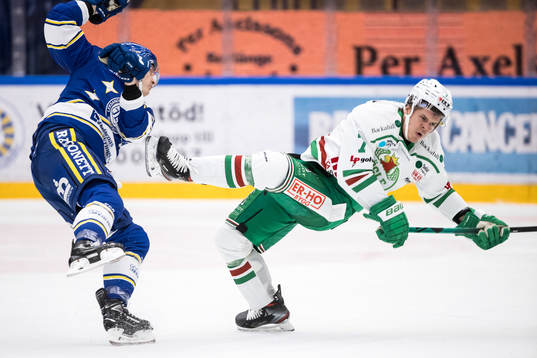 Leksands Martin Karlsson och Rögles Erlend Lesund