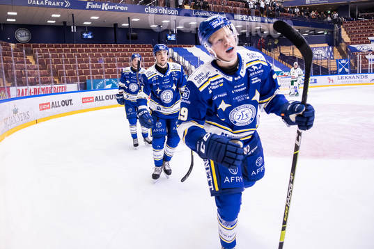 Leksands Emil Heineman jubel
