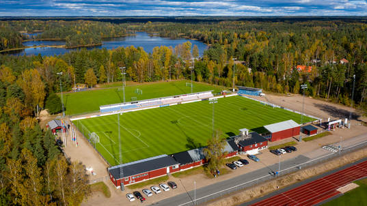 Exteriör vy över Vittsjö IP